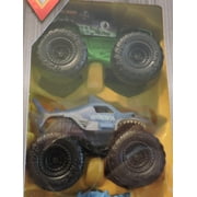 Mini Monster Truck 4-Pack Set, 1:72 Scale Die-Cast Vehicles