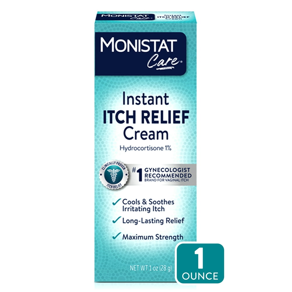 MONISTAT Care Maximum Strength Instant Itch Relief Cream, 1 oz