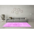 thumbnail image 3 of Ahgly Company Indoor Rectangle Abstract Pink Modern Area Rugs, 7' x 9', 3 of 4