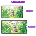 thumbnail image 5 of British Shorthair Hello Spring Time Flower Floral Nature Desk Mat Full Keyboard Mouse Pad Cat Lover Kitten Owner Gifts Large Mousepad - 02031, 5 of 5