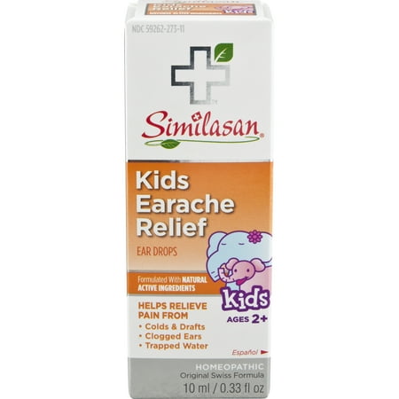 Similasan Kids Earache Relief Ear Drops, 0.33 fl. (Best Ear Drops For Blocked Ears)