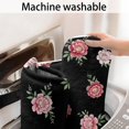 thumbnail image 5 of Pioneer Flower Floral Print Pattern Bathroom Rugs Mat, Non Slip Microfiber Bathroom Rug with Rubber Backing, Soft Mats for Bathroom Floor Tub Shower, 20"x32", 5 of 5
