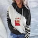 thumbnail image 2 of Sudaderas Navideñas de Cuello Redondo Para Mujer, Blusa de Manga Larga Con Estampado Navideño Informal A La Moda, Jersey de Bolsillo, Sudaderas Con Capucha, Tops Odeerbi ODB199130, 2 of 5