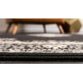 thumbnail image 2 of Rugs.com Amaya Collection Rug – 8 Ft Runner Black Medium Rug Perfect For Hallways, Entryways, 2 of 7