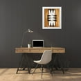 thumbnail image 3 of Elki,O 20x23 White Modern Wood Framed Museum Art Print Titled - Texta II, 3 of 4