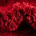 thumbnail image 4 of Unique Loom Infinity Shag Collection Area Rug - Jinko (2' x 6' 5" Runner Merlot), 4 of 5