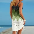 thumbnail image 5 of IROINNID Women's 2024 Summer Casual Beach Dresses Crew Neck Sleeveless Wrap Party Club Mini Ruched Bodycon Dress, 5 of 5