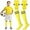 Yellow, variant on Soccer Shin Guards and Socks shin guard for Toddler Youth, Lightweight Soccer Shin Pads Protective Defender Gear for Sports Game-Yellow,L