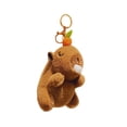 thumbnail image 3 of Esquirla Capybara Keychain Backpack Decoration Keyring for Children Adults Kids Persimmon, 3 of 8
