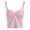 Pink, variant on EMMIOL Women's Y2K Sweetheart Neck Backless Strap Crop Tank Top Pleated Bustier Sleeveless Going Out Cami
