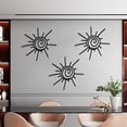 thumbnail image 5 of 3Pc Sun Metal Wall Art Decor Handcrafted Iron Wall Hangings For Indoor/Outdoor Nature-Inspired Wall Sculpture Home Decor Sun Decor Metal Sun Wall Art, 5 of 8