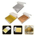 thumbnail image 4 of Dytern DIY 300 Sheets of Imitation Gold Foil Sheets Decorative Gold Leaf Sheets Crafts DIY Gold Leaf, 4 of 10