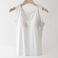 thumbnail image 4 of Tops with Built In Bra 2 In 1 Breathable Fashion Cute Tshirt Pilates Gym Activewear Wirefree Support Yoga Cami Shirt, 4 of 4