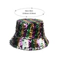 thumbnail image 4 of Holzkary Bucket Hat for Women Men Cotton Summer Sun Beach Fishing Cap Colorful Sequined Bucket Hat Shiny All Fashion Cowboy Bucket Hat Bucket Hat Hot Pink One Size, 4 of 8