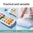 thumbnail image 4 of PENGXIANG Ice Cube Maker Ice Mould Box Double Layer Creative Ice Storage Box Quick Demould Ice Cube Moulds Lazy Ice Maker One Second Release Ice Cubes for Cocktail Whiskey Bar Kitchen Too, 4 of 11