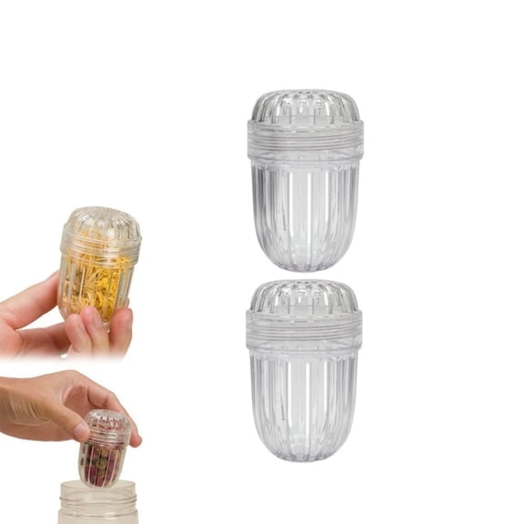 QZS 2.5x1.7In Fruit Infuser Insert,Set of 2 Reusable Fruit Infuser Water Pitcher for Iced Tea,Juice,Beverages,Water