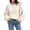 Beige, variant on Women Oversized Chunky Knit Sweater Crew Neck Loose Long Sleeve Pullover Jumper