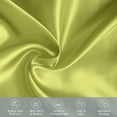 thumbnail image 5 of Elegant Comfort 6-PACK Cooling Viscose Satin Pillowcase Set with Hidden Zipper closure, Silky Smooth for Best Hair and Skin Care-Beautiful Gift Box-6-Piece Satin Pillowcase Set, King, Pistachio Green, 5 of 9