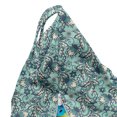thumbnail image 5 of Floral Lounger Chair Bag, Classic Oriental Blooms Motif Along Victorian Middle Eastern Influences, High Capacity Storage with Handle Container, Lounger Size, Pale Blue and Champagne, by Ambesonne, 5 of 5