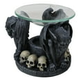 thumbnail image 5 of Nosferatu Gothic Vampire Gargoyles With Skulls Votive Candle Heat Oil Warmer, 5 of 10