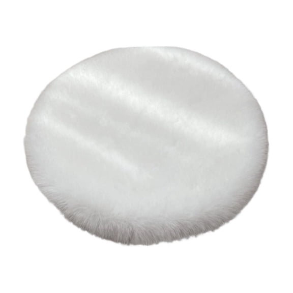 Plush Cat Dog Cushion, Round Pet Warm Mat, Soft and Comfortable Sleeping Cushion for Living Room, 20in