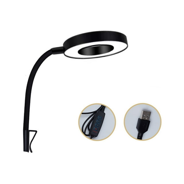 Led USB Fish Tank Clip Lamp Decorate Spectrum Control Lamp Algae Lamp Ornamental Small Tank Lighting ,Light is Soft
