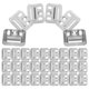 thumbnail image 2 of Kit de herrajes para soportes de pared entrelazados de acero inoxidable (100 piezas), 2 of 8