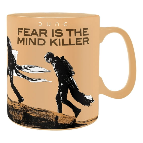 ABYstyle Officially Licensed Dune Fear is the Mind Killer Ceramic Mug 16 Fl Oz Drinkware Home & Kitchen Merch