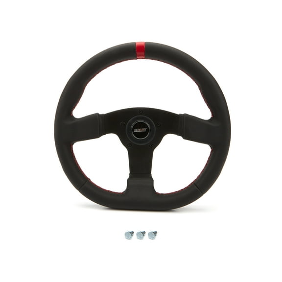 D Steering Wheel Red Center Strip