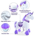 thumbnail image 6 of PonyCycle Ride on Unicorn Toys Plush Pony Kids Ride on Horse Toys Walking Unicorn Ride on with Wheels for Girls 3-4 Years Ux306, 6 of 10