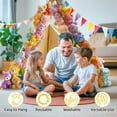 thumbnail image 4 of NOGIS Stuffed Animal Storage Chain - 78.4 inch Toys Holder for Plush Animal Hanging or Corner Stuffed Animal Storage Suitable Hanging Plush Toys, Hats, Socks, Photos,Nursery Room Wall Decor, 4 of 7
