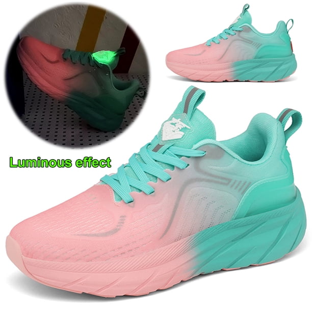 Zapatos deportivos Ygjytge con amortiguación Azul rosa 40 unisex