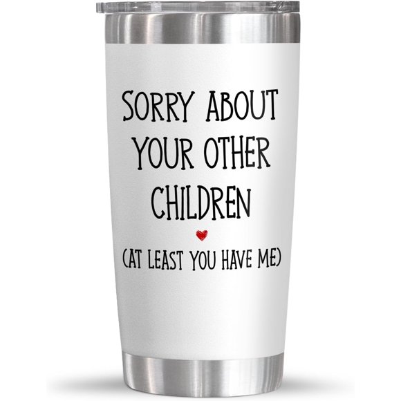 Gifts For Mom - Mothers Day, Christmas, Birthday, Valentines Day Gifts For Mom From Daughter, Son, Mother, Mama, Mother In Law, Bonus Mom, Step Mom Gifts - 20oz Stainless Steel Tumbler