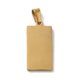 thumbnail image 1 of PVD Vacuum Plating 304 Stainless Steel Stamping Blank Tag Pendants Rectangle Charm Golden 22.5x11x1.5mm Hole: 2x5mm, 1 of 3
