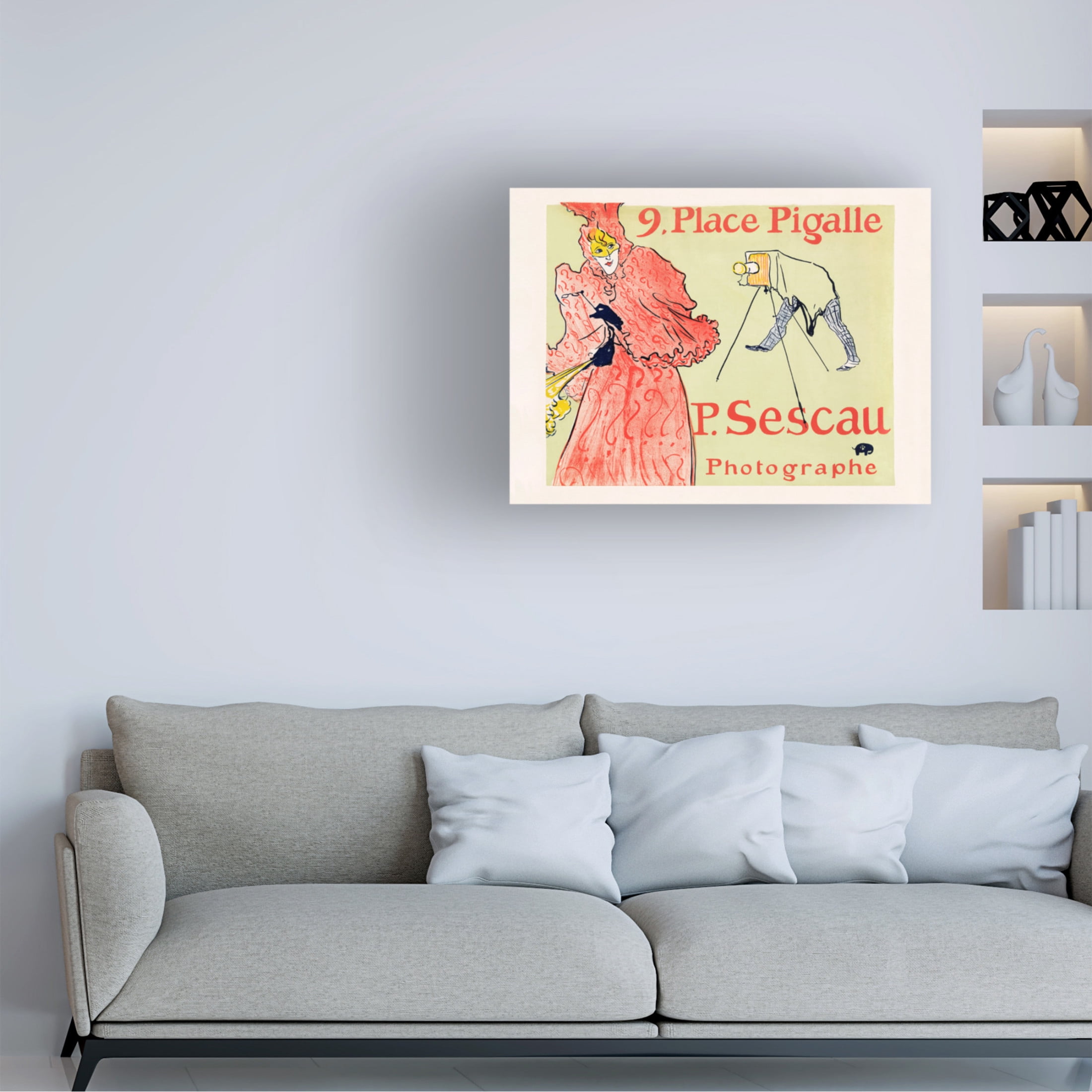 Trademark Fine Art Pictufy   Le Photographe Sescau 1894 Canvas Wall Art