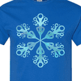 thumbnail image 4 of Inktastic Icy Blue Winter Snowflake T-Shirt, 4 of 5