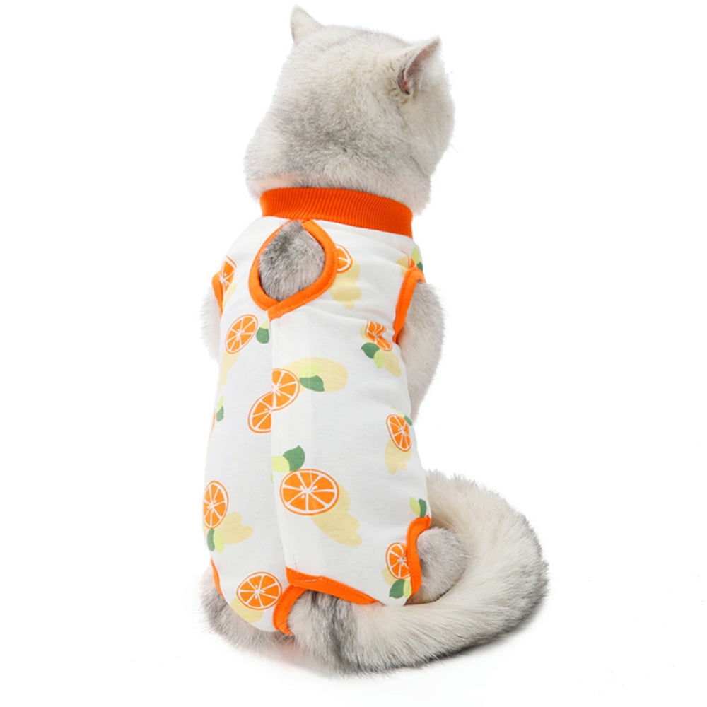 Cat Professional Recovery Suit for Abdominal Wounds and Skin Diseases, for Cats and Dogs, After