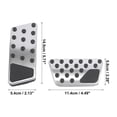 thumbnail image 2 of Baohd 2Pcs Pedal Car Stainless Steel Brake Anti-skid Cover Accessory Pad Compatible Maintenance Replcement for 2007 2017, 2 of 6
