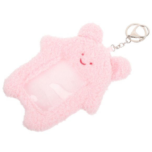 BEADCEST Portatarjetas De Rosa Con Clip Para Tarjetas De Identificación Y Llavero Práctico