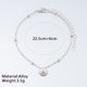 thumbnail image 5 of Bohemian Beach Anklet With Shells Women's Foot Jewelry For Summer Vacations Shells Chain Ankle Bracelet Handmade Surf Style, 5 of 6