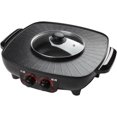 thumbnail image 1 of Electric Hot Pot and BBQ Grill, Hot Pot BBQ Integrated Electric Grill Hot Pot, 2 in 1 Versatile Non-Stick Frying Pan, Electric Barbecue Table Top Grill Hot Plate, 1 of 7