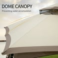thumbnail image 6 of Meetleisure 20'x10' Canopy Gazebo, Patio Party Tent with Vented Soft Top, Outdoor Garden Gazebo for Backyard,Beige, 6 of 9