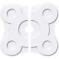 thumbnail image 5 of 30"OD x 3"ID x 10 1/2"C x 1"P Luna Architectural Grade PVC Contemporary Ceiling Medallion, Two Piece, 5 of 7
