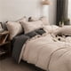 thumbnail image 4 of Juegos de edredones de cama con estampado de algodón para niños, ropa de cama barata, funda nórdica estética, ropa de cama de lujo con cuadros acanalados y geométricos, ropa de cama nueva, 4 of 5