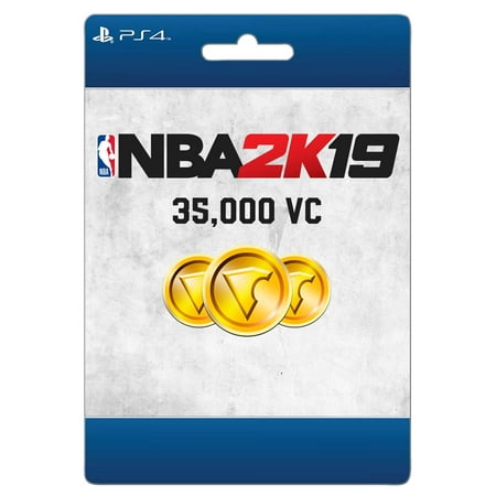 NBA 2K19: 35,000 VC, 2K Games, Playstation, [Digital (Best Nba 2k Game)