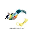 thumbnail image 3 of Interactive Cat Toys Bird - Realistic Cat Interactive Toys for Indoor Cats with Catnip and Feather, Bored Kitten Kicker Blue, 3 of 6