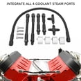 thumbnail image 3 of Kits De Manguera Cruzada De De 4 Puertos, Kit De Manguera Cruzada De Refrigerante De Alta Resistencia, Flexible Y Duradero Para Motor De La Serie LS, 3 of 7