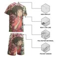 thumbnail image 3 of Kids Spirited Away Short Sleeve T-Shirt And Shorts Outfit Set Athletic Mesh Shorts Set for Boys, 3 of 7