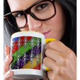 thumbnail image 2 of 3drose, Cartoon Rabbit Pattern, 15oz Two-tone Yellow Mug, 2 of 6