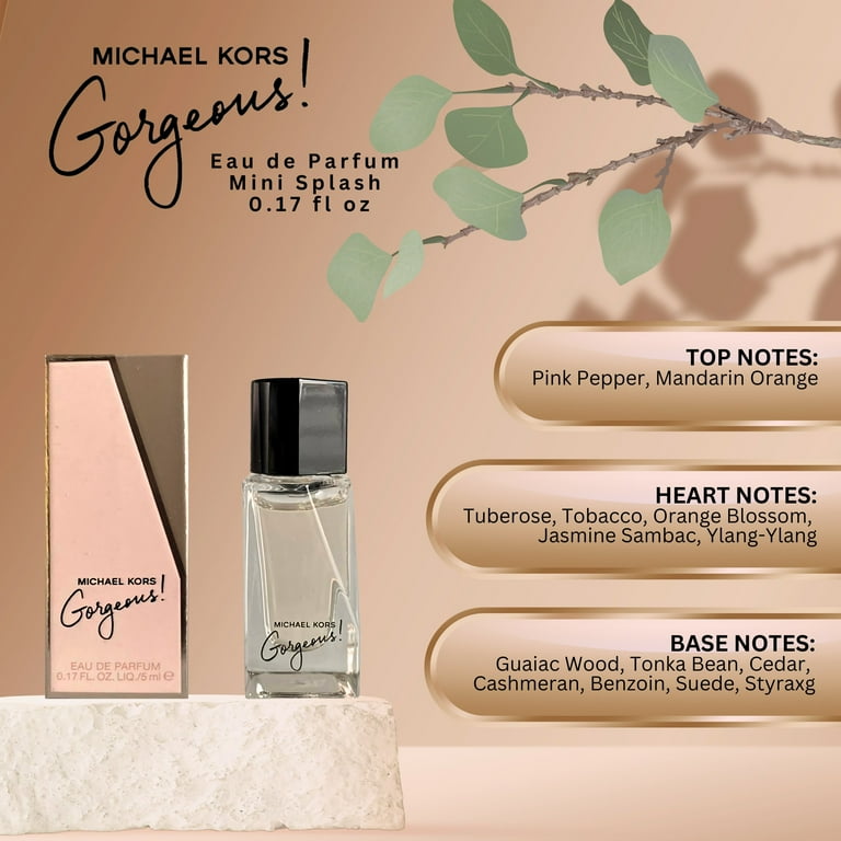 Gorgeous by Michael Kors Perfume for Women Mini EDP Splash 0.17 fl oz